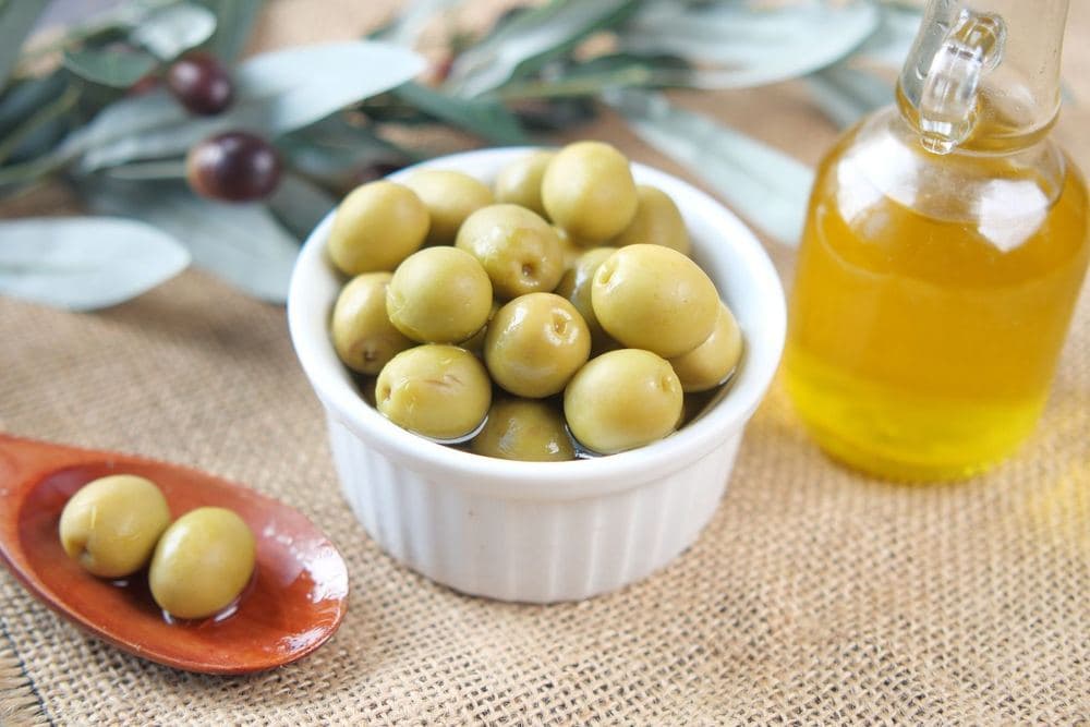 Taş Baskı Kırma Yeşil Zeytin